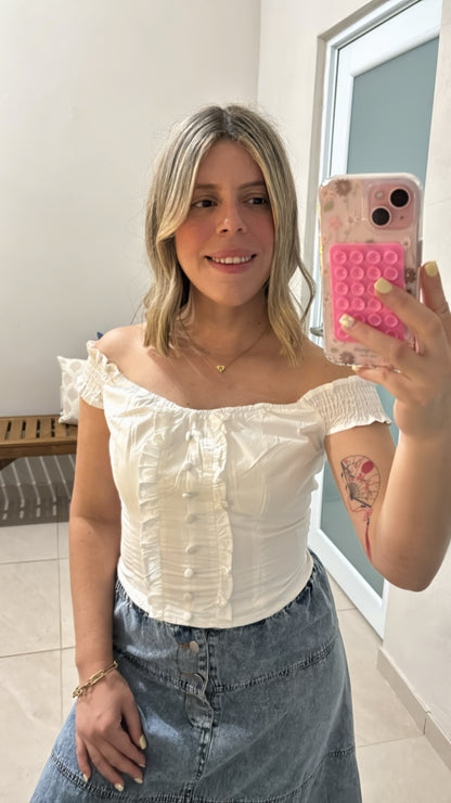Off Shoulder Corset